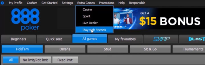 Free online poker with friends