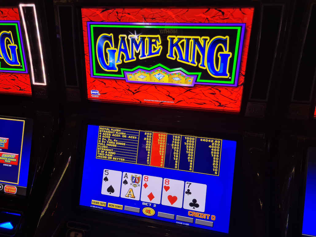 video poker paytable