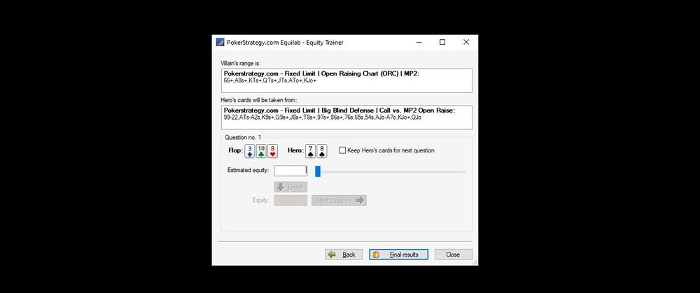 poker equilab equity trainer